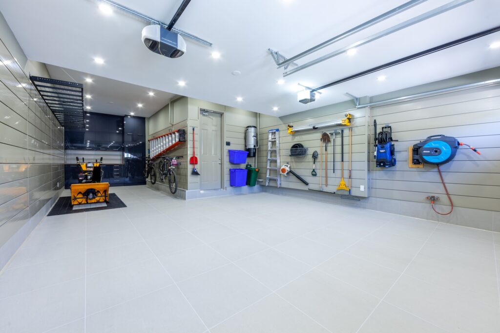 Garage Floor Coating Installation Day